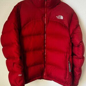 The North Face - Women's Retro 700 Down Puffer Jacket, Red, Size Large